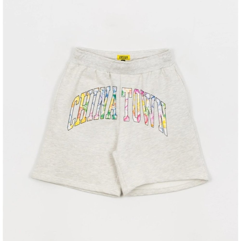 NWT CHINATOWN MARKET WATERCOLOR ARC HEATHER SHORTS